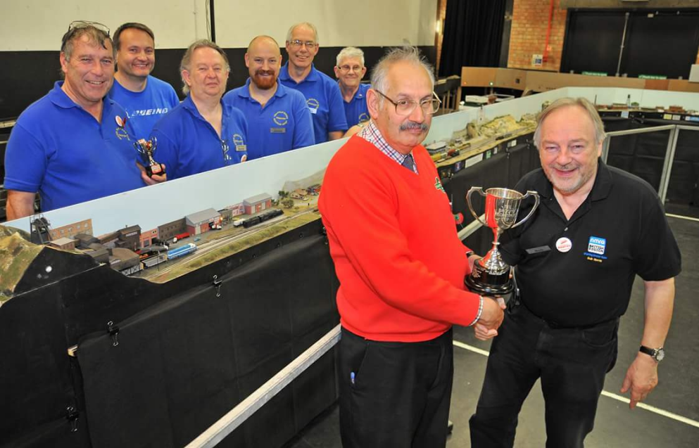 The Solent Summit Team with the 'best in show' trophy at the 2016 Tolworth show