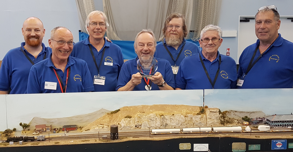 The Solent Summit Team with the 'best in show' trophy at the 2017 Victory show