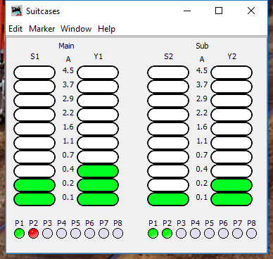 image of the JMRI PanelPro power monitoring panel